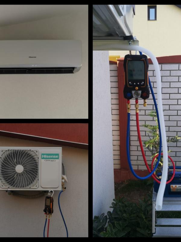 Montaj AC Hisense 12000BTU